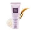 VEILMENT Rice Therapy Rice Bran Foam Cleanser (Pack of 1, 5.1fl oz) - Facial Deep Cleansing Foam for Oily Skin. Smooth Skin with Gentle Scrub Formula for Men & Women, Korean Skin Care.