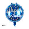 Chaungfu Balloons, 11 pcs Foil Balloons 2 Year Old for 2st Birthday Party Supplies Decoration, Confetti Balloon Kids Years (2th, Blue)