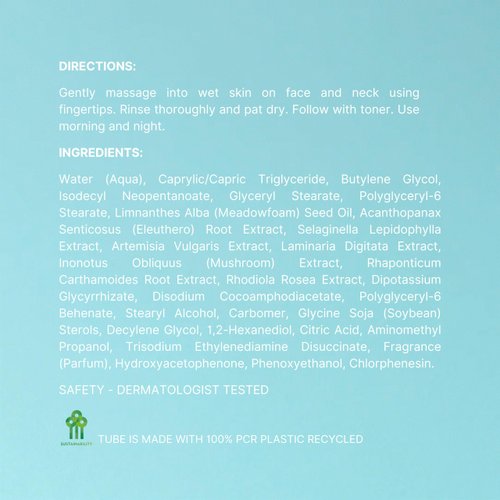 Nu Skin HydraClean Creamy Cleansing Lotion - Gentle Cleanser for Clean, Soft, and Hydrated Skin | Moisturized, Vibrant and Healthy Skin | Eco-Friendly Packaging, Morning and Night Cleanser(150 ml)