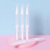 Juxiamal 6pcs 3ml Empty Cuticle Oil Pen Tubes and 3pcs Pipettes, Clear Twist Nail Oil Pens with Brush Tip Cosmetic Container Applicators for Homemade Nail Oil, Lip Gloss, Eyelash Growth Liquid