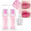 LemonSac 2PCS Color Changing Lip Oil, Magic Color Changing Lip Oil V2, Lip Oil Cosmetics,Warm Change Moisturizing Lip Gloss, Conversion Lip Glow Oil Non-Sticky Primer Lip Tint