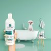 Lillian Ruff Calming Oatmeal Pet Conditioner for Dry Skin & Itch Relief with Aloe & Hydrating Essential Oils - Replenish Moisture & Deodorize - Dog Conditioner for Normal/Sensitive Skin (16oz & Brush)