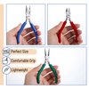 Mr. Pen- Jewelry Pliers, 3 Pack, Jewelry Making kit, Pliers for Jewelry Making, Mini Pliers, Wire Cutters for Jewelry Making, Chain Nose Pliers, Craft Pliers, Earring Pliers