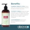 Aleavia Cranberry Prebiotic Body Lotion – Lightly Scented, All-Natural Moisturizing Seasonal Body Lotion with Organic Essential Oils – 12 Oz