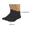 EMEM Apparel Women's Ledies Diabetic Circulatory Non-Binding Loose Top Casual Ankle Quarter Low Cut Cotton Seamless Toe Hosiery Socks 3-Pack Brown 9-11