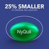 NyQuil Ultra Concentrated Cold and Flu Medicine, Nighttime, Relief for Cough, Sore Throat, Fever, Congestion, Easy to Swallow, Easy to Open Bottle, 48 LiquiCaps