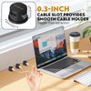 VieHome 8 Pack Magnetic Cable Management Clips - Ideal Cord Holder for Nightstand, Desk, Charger Holder - Phone Cord Holder w/360 Rotation