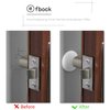 Wall Protectors from Door Knobs-Efbock White Silicone Door Stoppers Wall Protector-Premium Door Bumper Wall Guards for Home or Office -Self Adhesive Door Handle Bumper Guard Stopper Rubber Stop