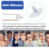 Eyeglass Nose Pads, Adhesive Soft Silicone Air Chamber, OPUGIT Comfortable Air Bag Nosepads for Eyeglasses Glasses Sunglasses,2mm,10 Pairs,Transparent