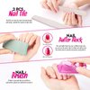 FANDAMEI Acrylic False Nail Tips kit, 600 PCS Full Cover Clear Fake Nail Tips with Nail Glue, Nail Butterfly Glitter, Nail Foil Chip, AB Nail Rhinestones,Nail Clipper,Nail File, Nail Brush,Nail Buffer