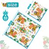 WERNNSAI Hawaiian Luau Party Supplies - 50PCS Tropical Tiki Aloha Party Napkins Disposable 3-Ply Luncheon Dinner Paper Napkins for Birthday Summer Pool Beach Party