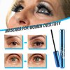 Mascara for Older Women 60 Plus, Mascara for Seniors with Thinning Lashes, Hypoallergenic Mascara Sensitive Eyes, Mascara Black Volume and Length, Black Mascara Waterproof Smudge Proof, Black (2pc)