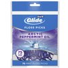 Oral-B Glide 3d White Floss Picks Radiant Mint, 75 Count (pack of 4)