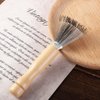 Hair Brush Cleaner 4PCS Hair Comb Cleaner Mini Removable Home Travel Salon Rake with Metal Wire Portable Comb Brush Wooden Handle Cleaning Tools