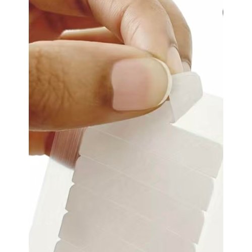 120 Pieces Single Sided Tape for Hair Extensions, Replacement Tape for Tape in Extensions