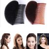 2PCS Hair Clip with Sponge Hair Base Inserts Bump It Up Hair Pads Bun Maker Hair Styling Accessories Charming Hair Comb Braid Tool DIY Hair Beauty Tool(Brown)