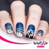 Whats Up Nails - B031 Gothic Affection Stamping Plate for Halloween Nail Art Design