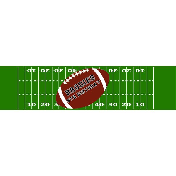 DesignThatSign Football Party Theme Water Bottle Labels Easy to use self Stick Birthday Team School