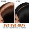 Black Hair Dye Shampoo 3 in 1, 15 Minutes Gray Reducing 4 Weeks Lasting Colors Hair, Shampoo Hair Dye for Women, Hair Coloring Shampoo At Home, Hair Dye Shampoo Color 16.9 FL OZ(Black)