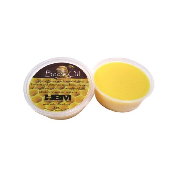 Bee's Oil Salad Bowl & Wood Conditioner - 8 Oz. Tub - Holland Bowl Mill