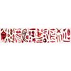 Fake Blood Kit Halloween Makeup Kit Tattoo Stickers Waterproof Scar Wound Tattoos (Fake Blood Tattoo Kit 12 pcs-S)