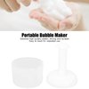 Face Foam Maker, Rich Cream Foamer Skincare Tools Facial Cleanser Foam Cup Portable Plastic Whip Bubble Maker Face Wash Foamer Cup Facial Skin Cleansing Care Tool for Making Cleanser Bubble