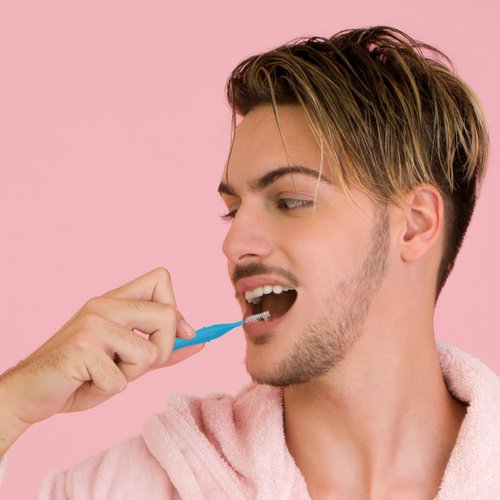 40pcs Dental Toothpick Brushes 1.0mm Blue Floss Pick Brush Interdental Brush Flossing Head Oral Brush Flosser Toothpick Cleaning Tools Oral Care Floss interdental Cleaners Pick interdental toothpicks