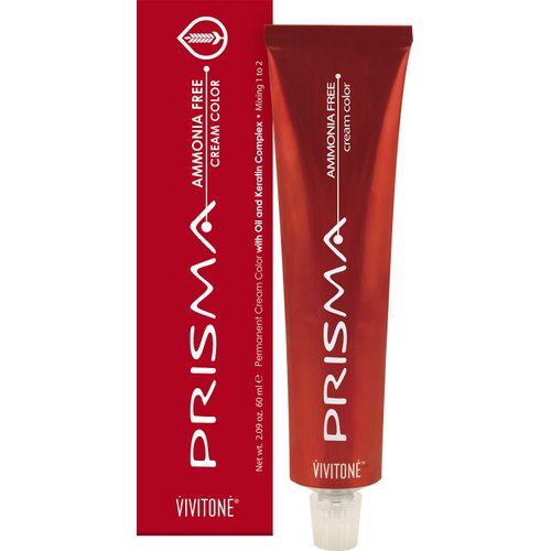 Vivitone PRISMA Cream Hair Color - NO AMMONIA - #4.36 Dark Chocolate 2.09 oz. - 100% Grey Coverage, Long Lasting Shine, Made in Italy.