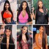 BABOSHOW 220% Density 13x6 HD Lace Front Wigs Human Hair 28 Inch Straight Lace Front Wigs Human Hair Pre Plucked Human Hair Lace Front Wigs for Black Women