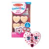 Melissa & Doug Created by Me! Wooden Heart Magnets Craft Kit (4 Designs, 4 Paints, Stickers, Glitter Glue) 8.75 x 5