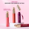 MYUANGO Hydrating Lip Care Lip Tint, Moisturizing Lip Oil,Shiny Lip Glow Vegan Plumping Lip Gloss for Dry Lips (104, Travel Size)