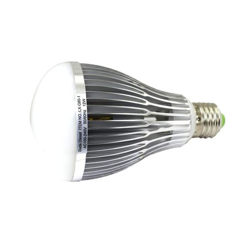 G80-1 LED Light Bulb 12 Watt 960 Lumens 120° 70w Equivalent 100-240v AC 50/60 Hz E-26 30000+ Hour Aluminum 2 Year Warranty