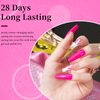 MAYCHAO 15ML Hot Pink Gel Nail Polish 1Pc Bright Pink Gel Polish Soak Off UV LED Nail Gel Polish Nail Art Starter Manicure Salon DIY at Home, 0.5 OZ