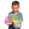Just Play Slinky the Original Walking Spring Toy, Plastic Rainbow Giant Slinky, Kids Toys for Ages 5 Up