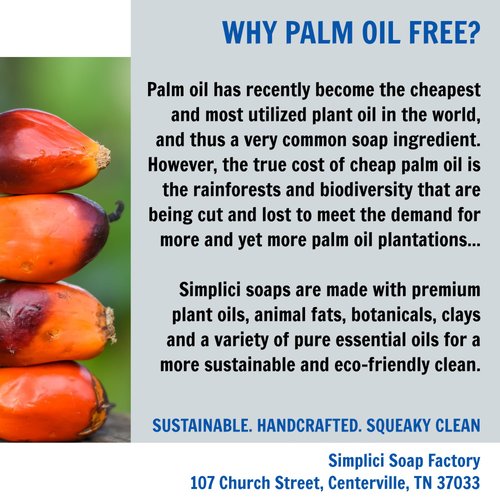 SIMPLICI Orange & Cinnamon Bar Soap Value Bag (6 Bars) Bulk Palm Oil Free. Scented with Pure Essential Oils.