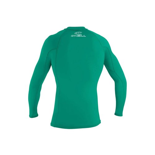 O'Neill Youth Basic Skins UPF 50+ Short Sleeve Rash Guard, Seaglass, 4