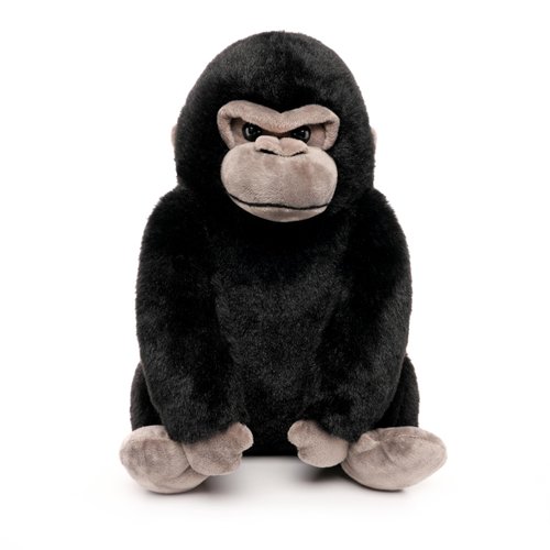 WEIGEDU Black Gorilla Stuffed Animals, Stuffed Gorilla, Gorilla Apes Plush Toys for Boy Girl Kids Birthday, 12 inches