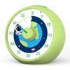 Visual Timer for Kids, 60-Minute Countdown Timer for Classroom, Desk Timer Kid Time Management Tools with Silent Operation, Pomodoro Timer Astronaut Space Pattern Green