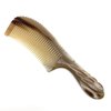 One&One Horn Combs For Women,Buffalo Bone Comb Handmade by Natural Horn Bone.
