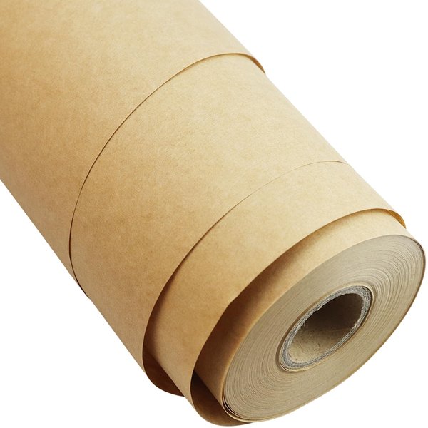 KIDOFLY Brown Kraft Paper Roll 12" x 100 Ft Recycled Brown Kraft Paper 80gsm Thickness Craft Paper Roll for Table Covering Shipping Gift Wrapping Floral Packing Moving Arts Crafts