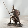 Veronese Design 4 Inch Miniature Greek Spartan Warrior Leonidas Resin Figurine Educational Collectible