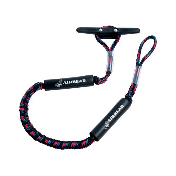 AirHead Bungee Dock Line | Mooring Rope for Boats, Shock Absorbing to Boats, Cleats, Docks, Pylons & More, Stretches to 5.5 ft