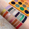Juvia's Place Bright and Bold Reds Eyeshadow Palette - Professional Eye Makeup, Pigmented Eyeshadow Palette, Makeup Palette for Eye Color & Shine, Pressed Eyeshadow Cosmetics, Shades of 16
