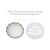 longway 0.24Oz (7ml) Empty Lip Balm Sphere Containers | Screw Cap Lipstick Tubes/Chapstick Tubes/Chapstick Holder for Lip Gloss & BPA FREE (Pack of 10 (Silver)