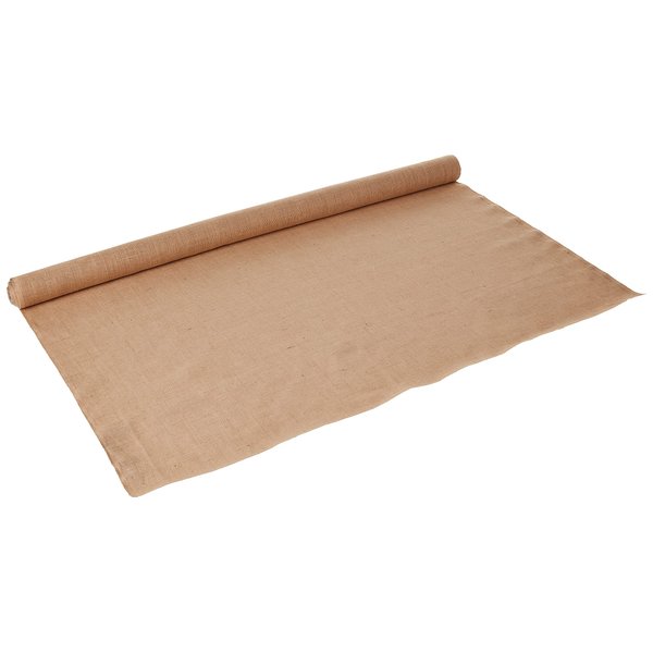 LA Linen 60-Inch Wide Natural Burlap , 2 Yard Folded