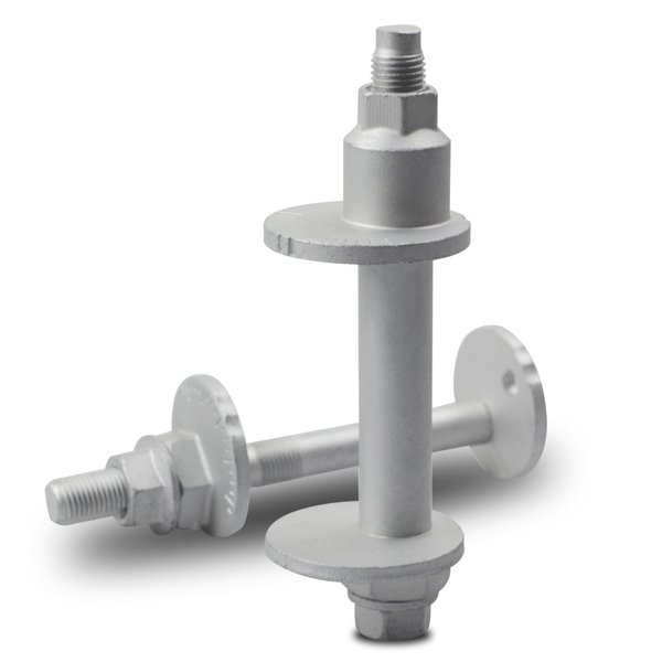 Yojunauto Front Suspension Camber Toe Adjustment Bolts，Lower Control Cam Plate Toe Alignment Bolts Fit for Toyota 03-09 4Runner, 07-10 FJ Cruiser, 05-16 Tacoma (for one Side)