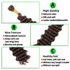 Human Braiding Hair 1 Bundle 18 Inch Deep Wave Bulk Human Hair for Braiding No Weft Brazilian Virgin Cury Human Hair Extensions for Boho Braids Wet and Wavy Human Hair Braiding Hair
