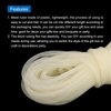 MECCANIXITY 30 Yards Mesh Tube 3/8 Inch Decor Tubing Flex for Wreath, Gift, Decorations Birthday, and Wedding Party,DIY Craft - Cream