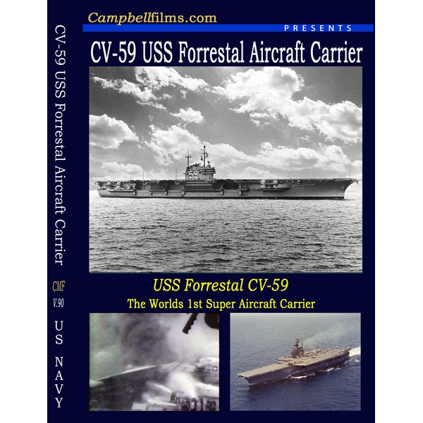 USS Forrestal CV-59 Aircraft Carrier Navy Story & Disaster old Films DVD A-4 F4 Fanthom Jets