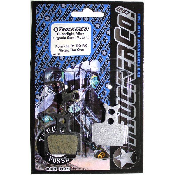 Superlight Alloy Organic Semi-Metallic brake pads Formula R1, RR1, C1, R0, RX, Mega, The One